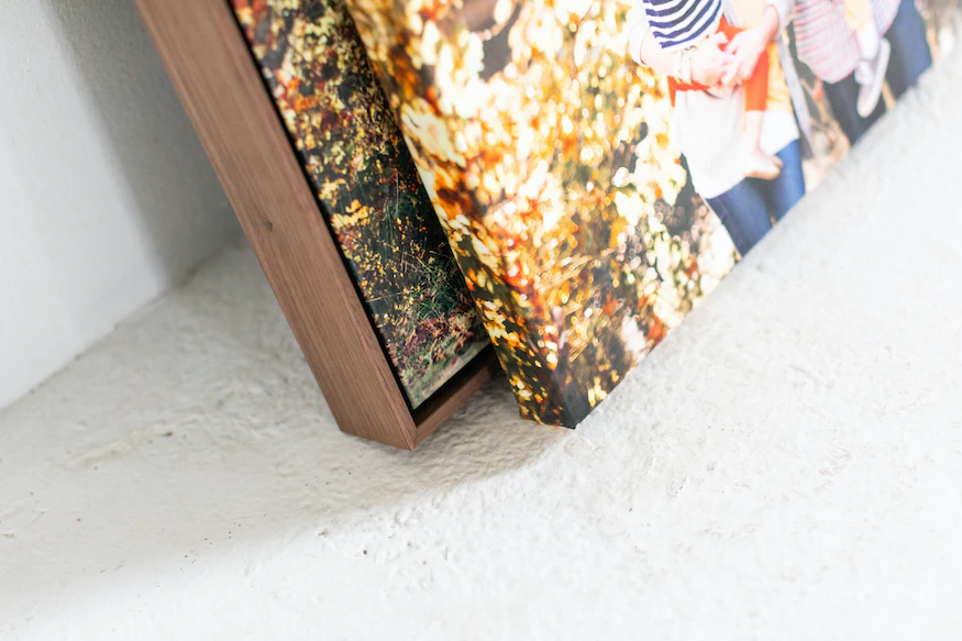 canvases with gallery wrap or float mount options