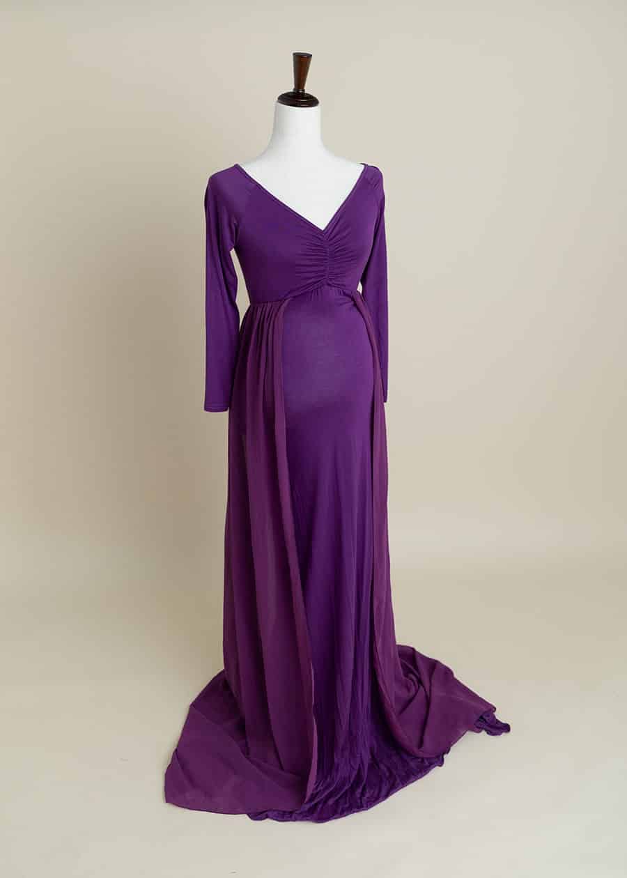 utah purple maternity dress rental