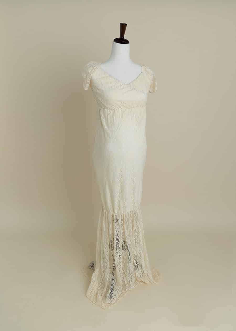 ivory rental maternity gown