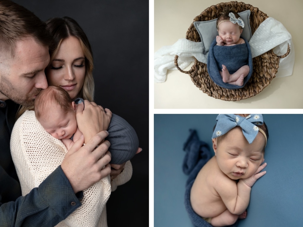newborn photography salt lake city collage