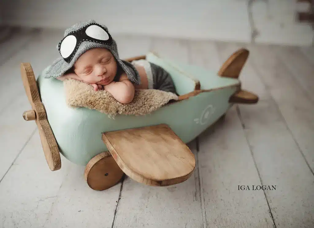 airplane prop for newborn or cake smash